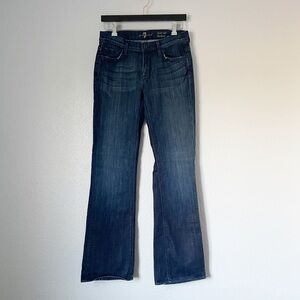 𝅺7 FOR ALL MANKIND Mid Rise Bootcut Dark Wash 28